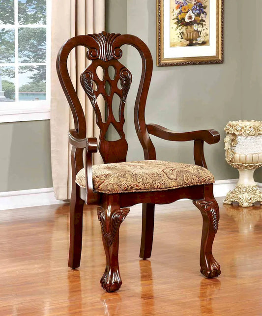Furniture of America - Elana - 6 Pc. Dining Table Set (2AC+4SC) - CM3212T-7PC view 2