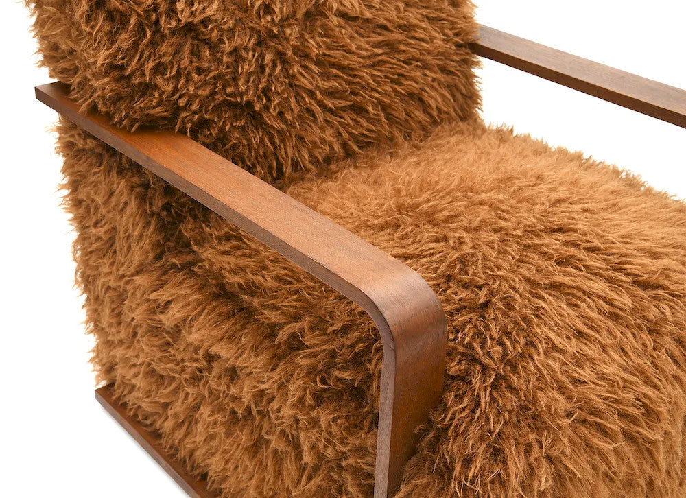 Furniture of America - Elardo - Accent Chair, Camel Brown - FM-AC6006BR view 5