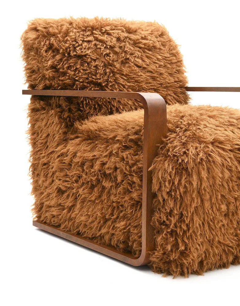 Furniture of America - Elardo - Accent Chair, Camel Brown - FM-AC6006BR view 6
