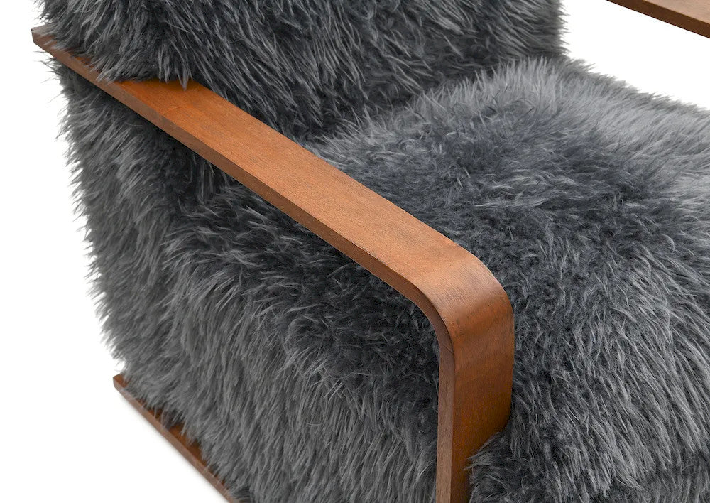 Furniture of America - Elardo - Accent Chair, Charcoal Gray - FM-AC6006DG view 5