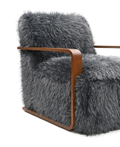 Furniture of America - Elardo - Accent Chair, Charcoal Gray - FM-AC6006DG view 6