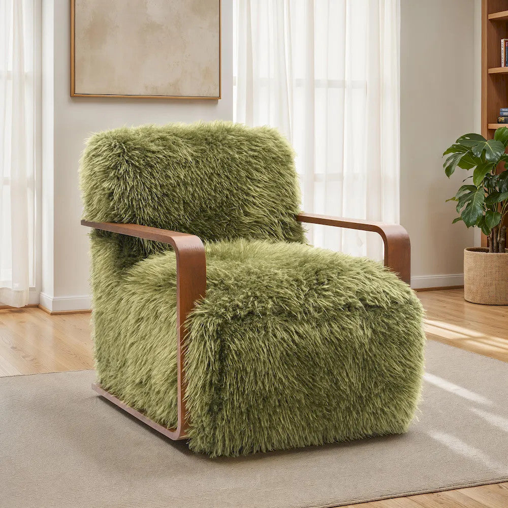 Furniture of America - Elardo - Accent Chair, Green - FM-AC6006GR view 2