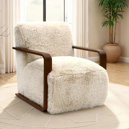 Furniture of America - Elardo - Accent Chair, Sand - FM-AC6006BG view 1