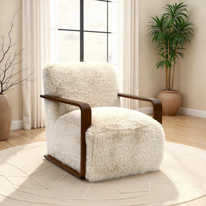Furniture of America - Elardo - Accent Chair, Sand - FM-AC6006BG view 2