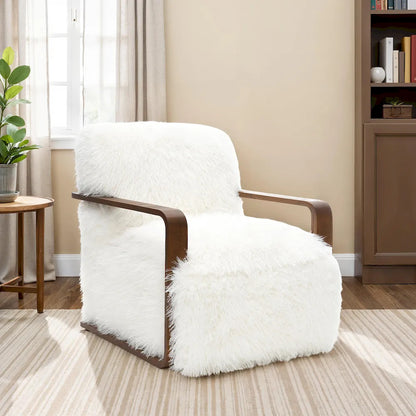 Furniture of America - Elardo - Accent Chair, White - FM-AC6006WH view 2