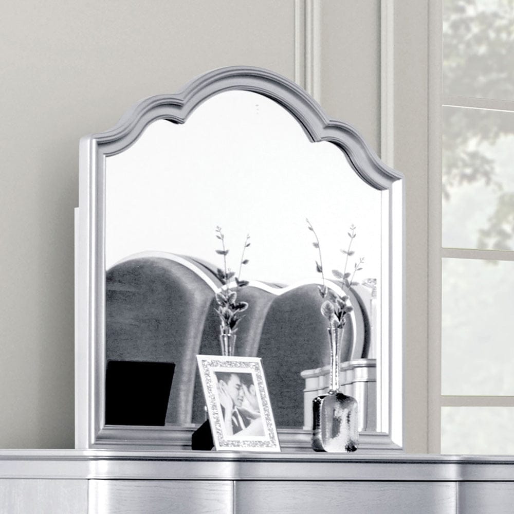 Furniture of America - Eleanora Mirror in Silver - FM7416SV-M View 1