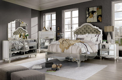 Furniture of America - Eliora 5 Pc. Queen Bedroom Set w/ Chest in Silver - FOA7890Q-5PC-CHEST View 1