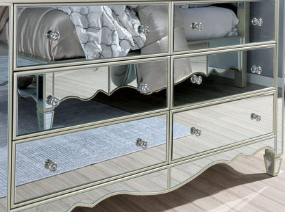 Furniture of America - Eliora 5 Pc. Queen Bedroom Set w/ Chest in Silver - FOA7890Q-5PC-CHEST View 6