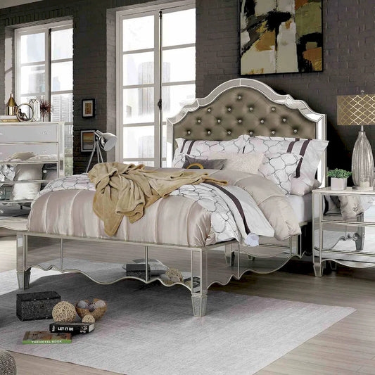 Furniture of America - Eliora - Cal.King Bed, Silver - FOA7890CK-BED view 1