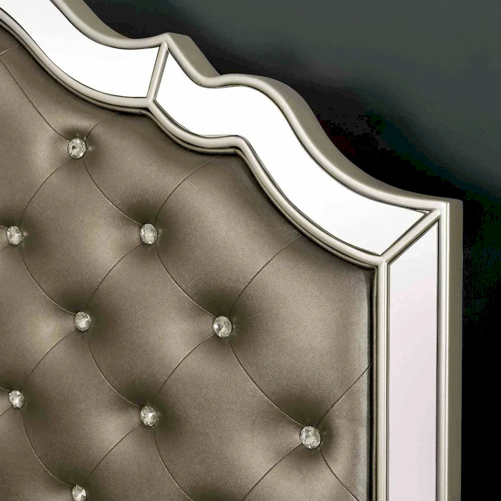 Furniture of America - Eliora - Cal.King Bed, Silver - FOA7890CK-BED view 5