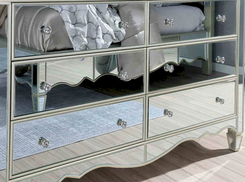 Furniture of America - Eliora - Cal.King Bed, Silver - FOA7890CK-BED view 7