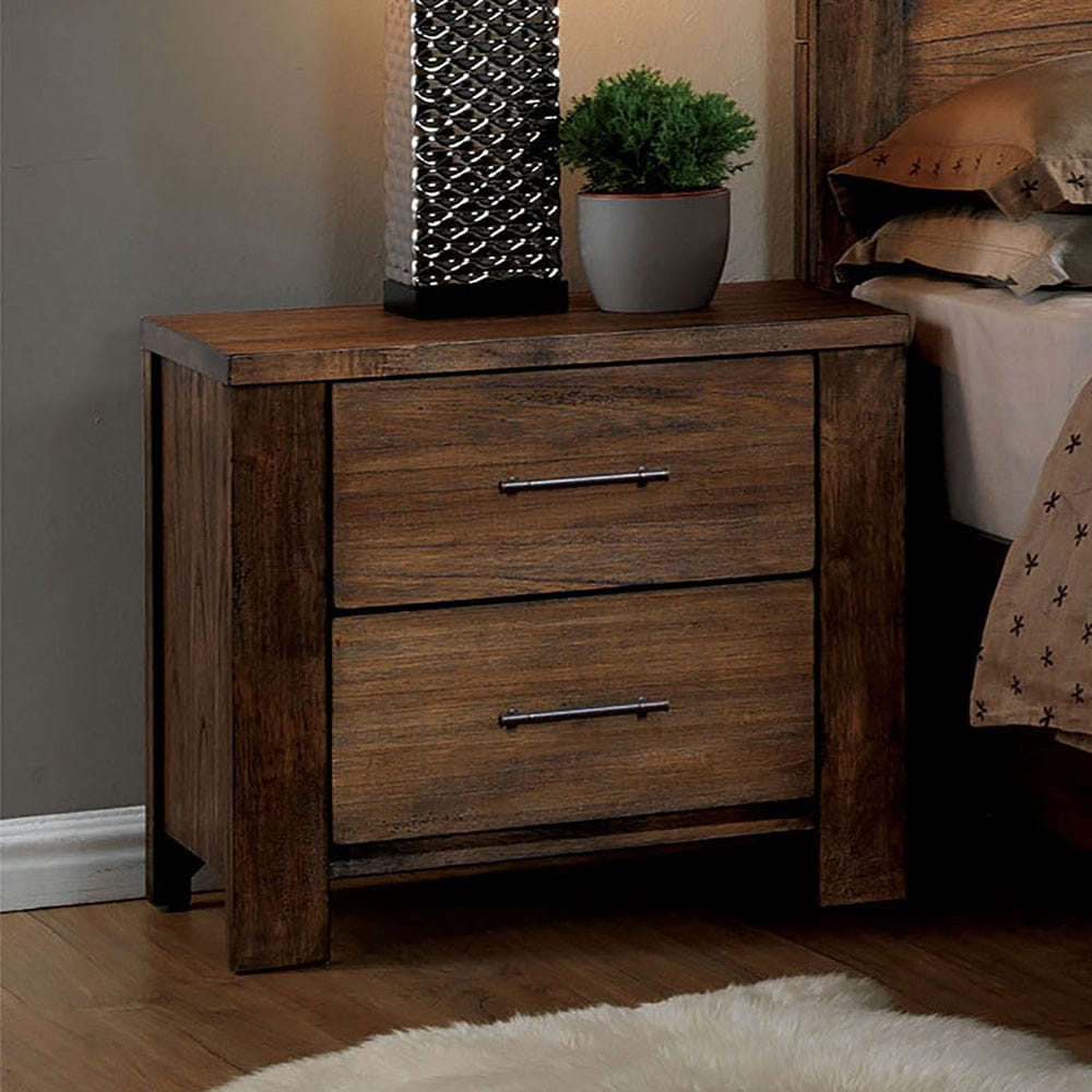 Furniture of America - Elkton Nightstand in Oak - CM7072N View 1