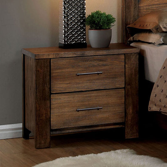 Furniture of America - Elkton Nightstand in Oak - CM7072N View 1