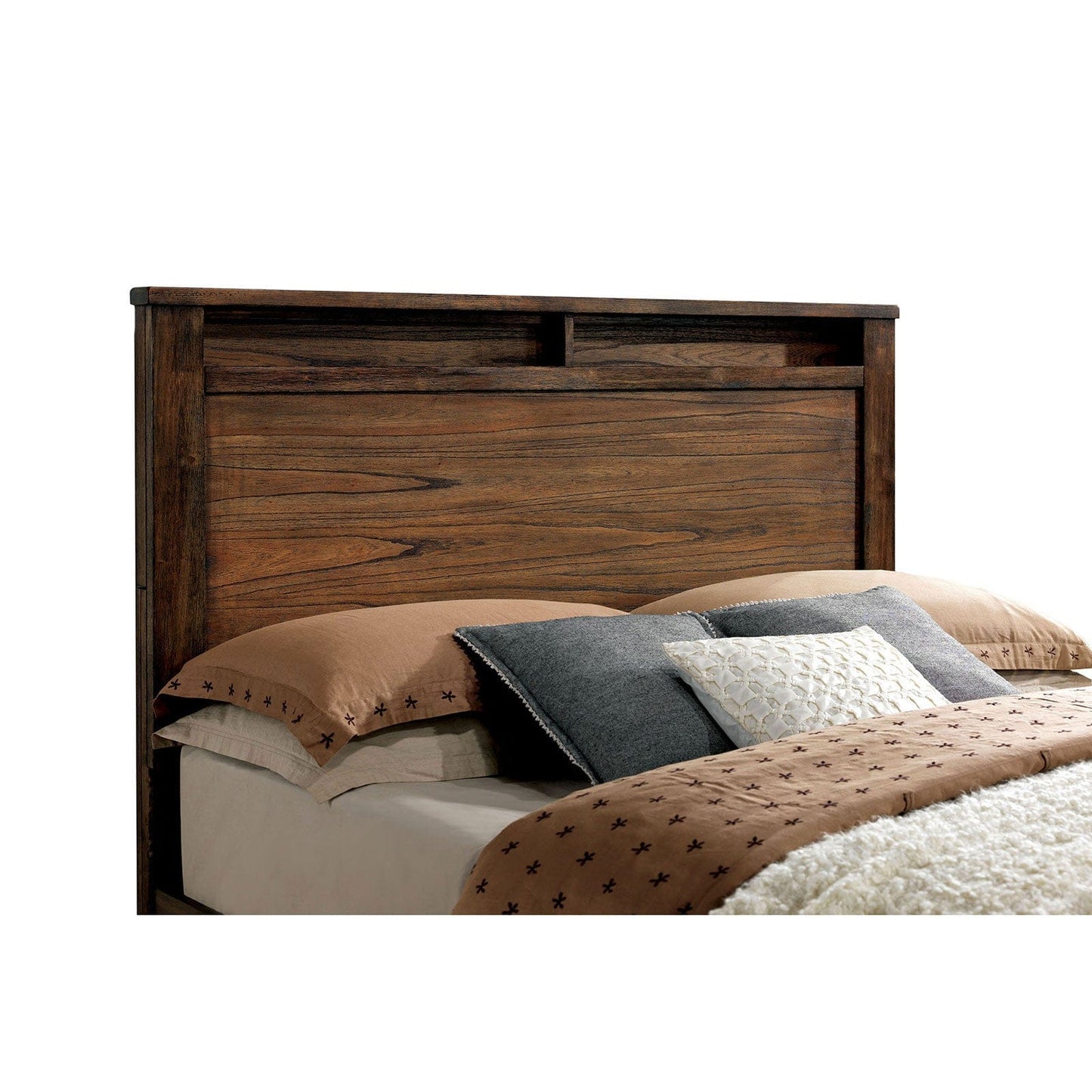Furniture of America - Elkton Queen Bed in Oak - CM7072Q-BED View 2