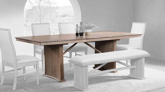 Furniture of America - Ellesmere Dining Table in Natural Ash - FM3230NT-T-TABLE View 1