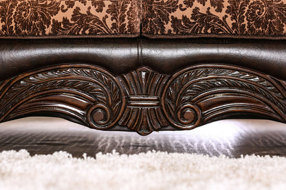 Furniture of America - Elpis Sofa + Loveseat in Brown/Espresso - SM6404-2PC View 7