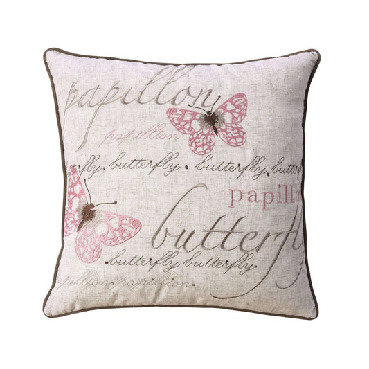 Furniture of America - Elsa 20" X 20" Pillow Set of 2 in Beige - PL8002-2PK View 1