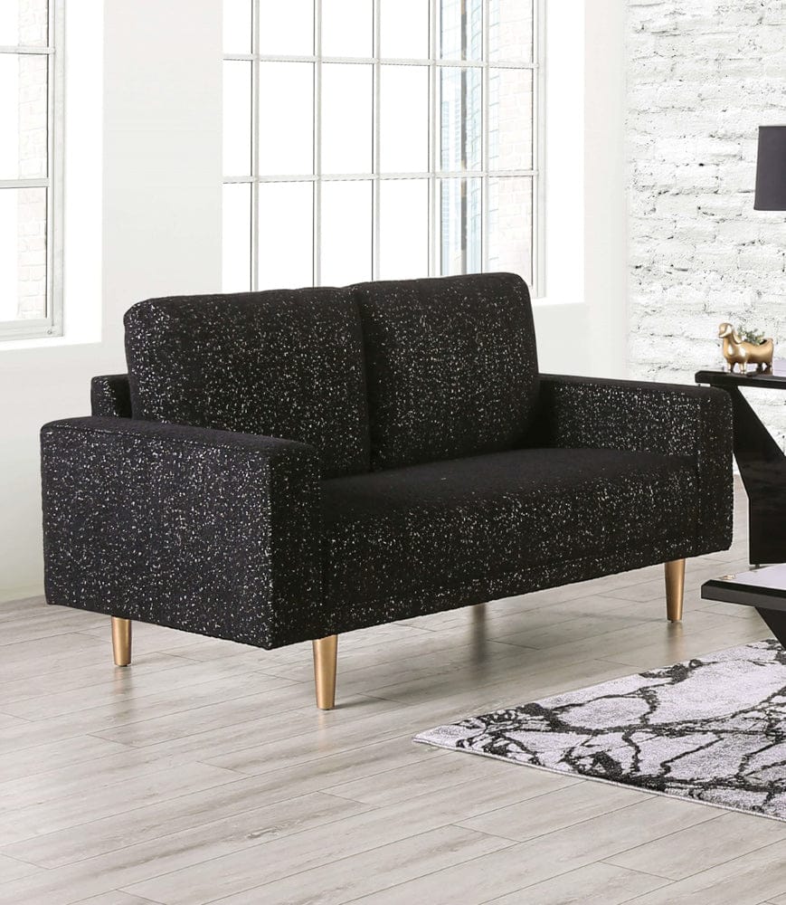 Furniture of America - Elverum Loveseat in Black - FM61000BK-LV View 1