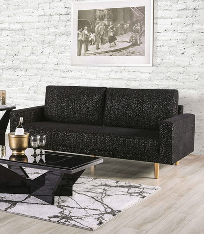 Furniture of America - Elverum Sofa in Black - FM61000BK-SF View 1