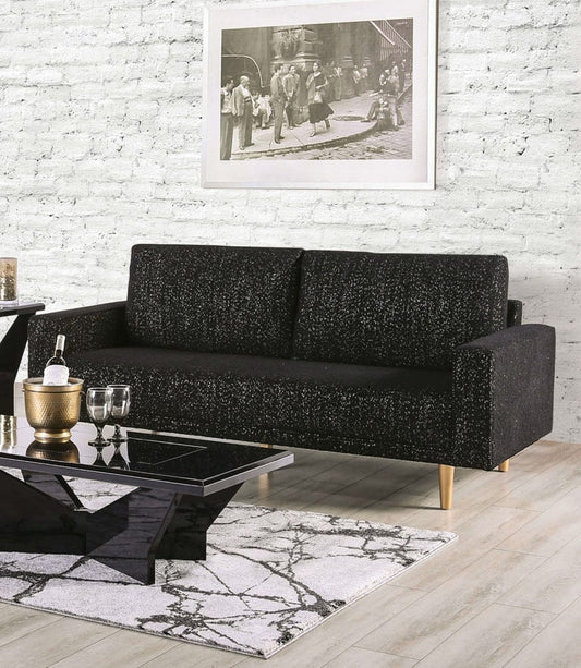 Furniture of America - Elverum Sofa in Black - FM61000BK-SF View 1
