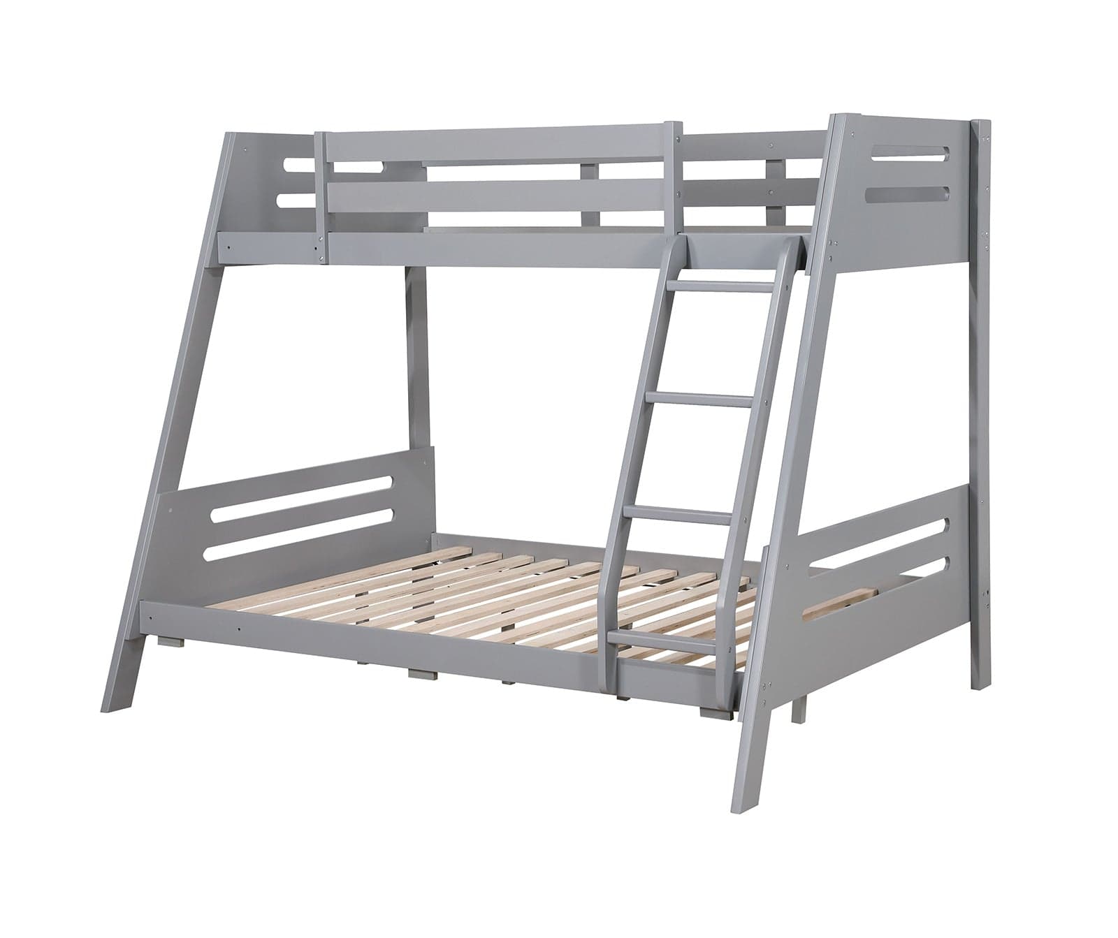 Furniture of America - Emilee Twin/Full Bunk Bed in Gray - FM-BK003GY-BED View 5