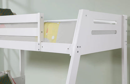 Furniture of America - Emilee Twin/Full Bunk Bed in White - FM-BK003WH-BED View 2