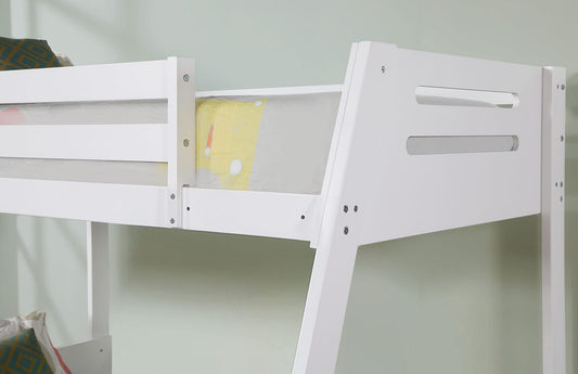 Furniture of America - Emilee Twin/Full Bunk Bed in White - FM-BK003WH-BED View 2