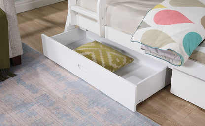 Furniture of America - Emilee Twin/Full Bunk Bed in White - FM-BK003WH-BED View 3
