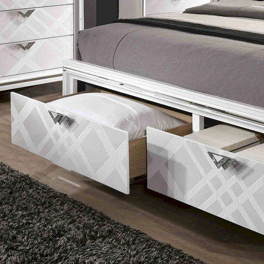 Furniture of America - Emmeline - Cal.King Bed, White - FOA7147WH-CK-BED view 2