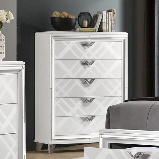 Furniture of America - Emmeline Chest in White - FOA7147WH-C View 1