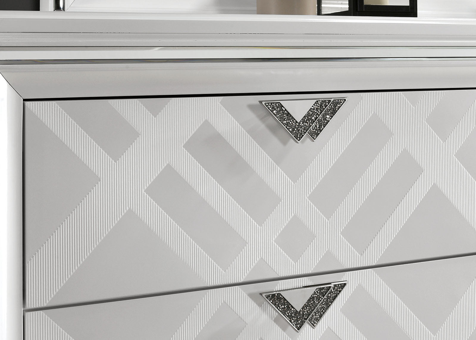 Furniture of America - Emmeline Nightstand w/ USB in White - FOA7147WH-N View 3