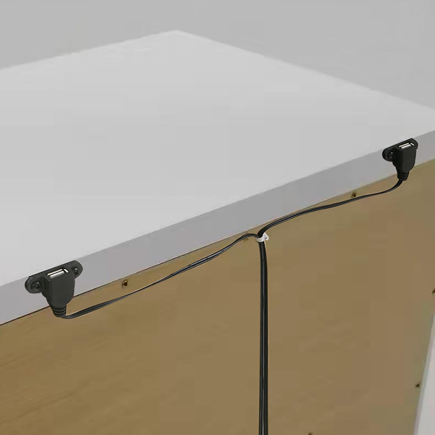 Furniture of America - Emmeline Nightstand w/ USB in White - FOA7147WH-N View 5