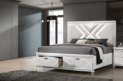 Furniture of America - Emmeline Queen Bed in White - FOA7147WH-Q-BED View 1