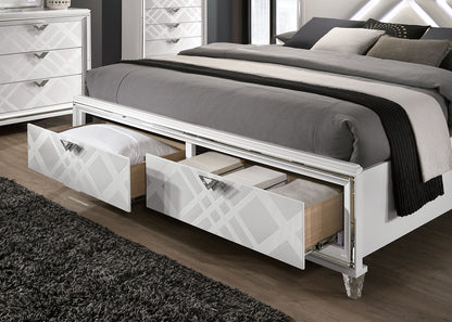 Furniture of America - Emmeline Queen Bed in White - FOA7147WH-Q-BED View 2