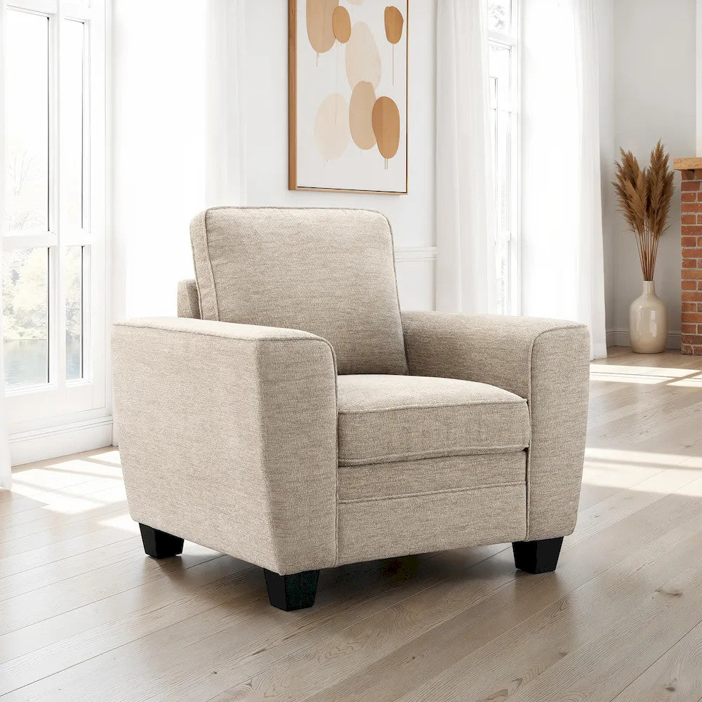 Furniture of America - Enea - Chair - Taupe - FM64009TP-CH view 2