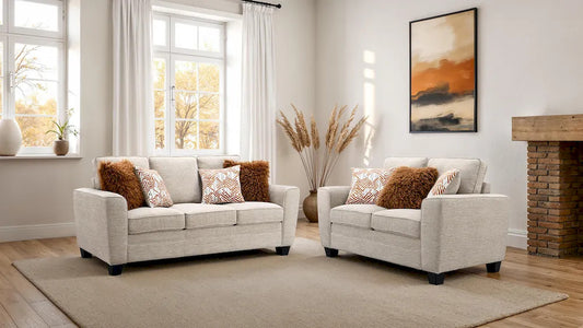 Furniture of America - Enea - Loveseat - Taupe - FM64009TP-LV view 2