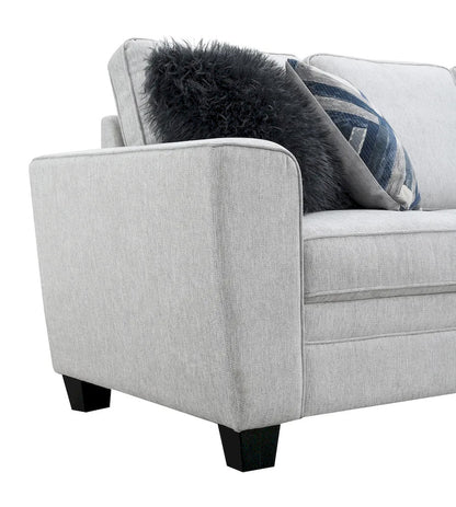 Furniture of America - Enea - Sofa + Loveseat - Light Gray - FM64009LG-2PC view 4