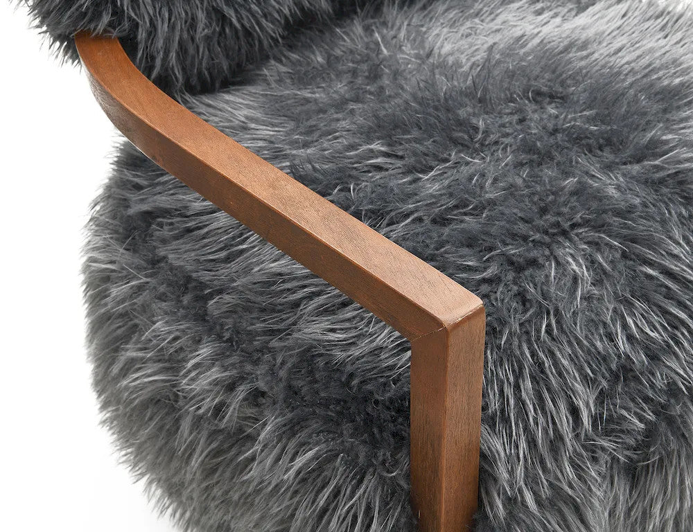 Furniture of America - Eramo - Accent Chair, Charcoal Gray - FM-AC6005DG view 5