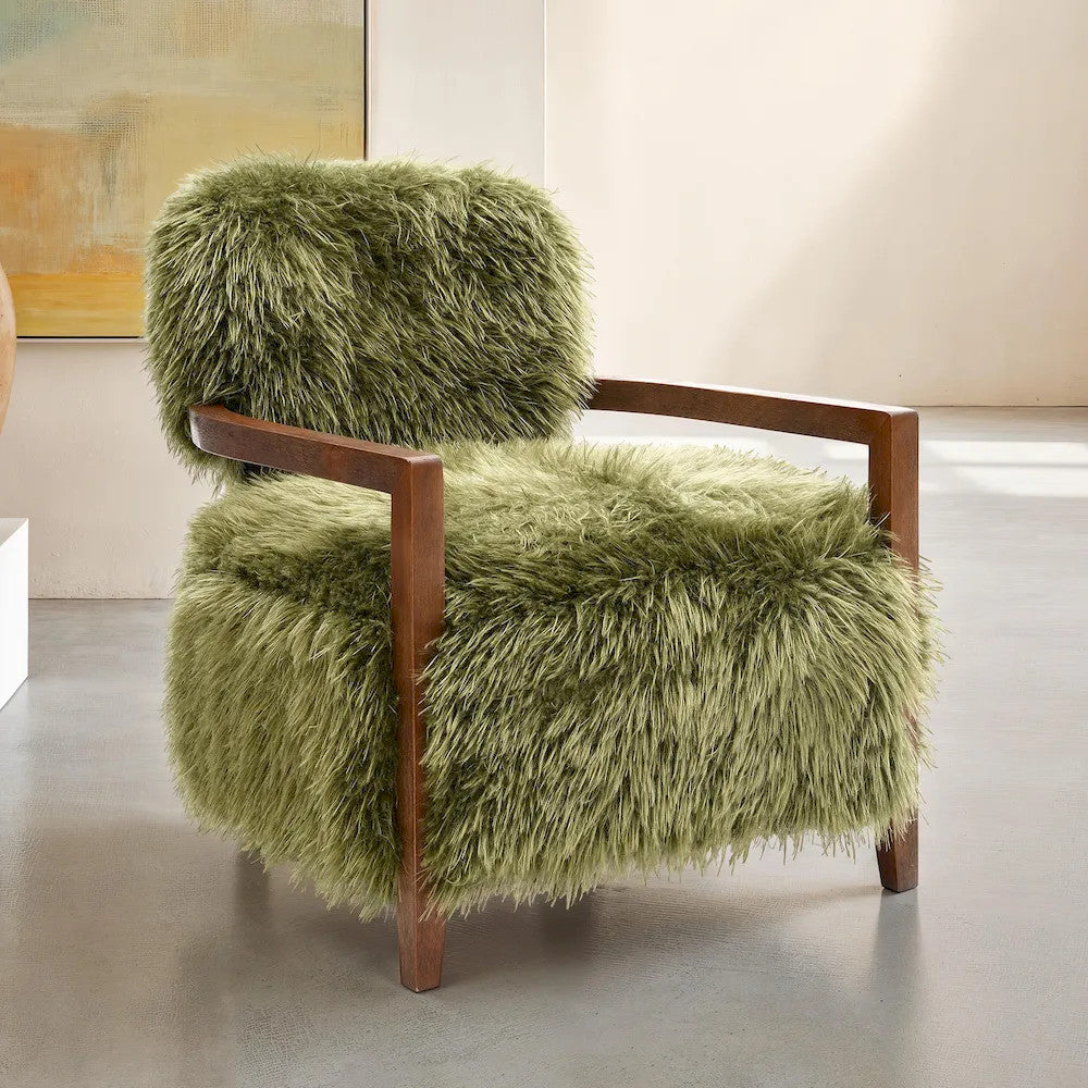 Furniture of America - Eramo - Accent Chair, Green - Green - FM-AC6005GR view 1