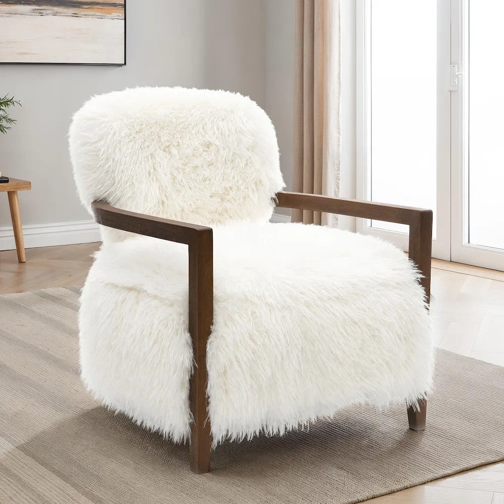 Furniture of America - Eramo - Accent Chair, White - FM-AC6005WH view 1