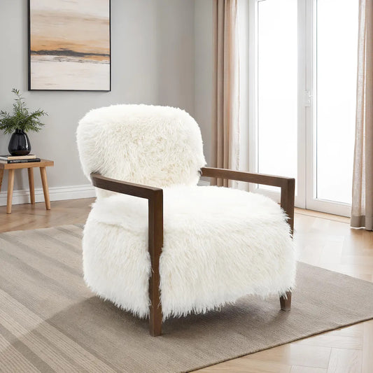 Furniture of America - Eramo - Accent Chair, White - FM-AC6005WH view 2
