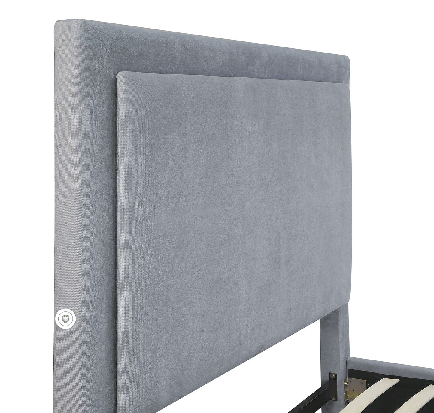 Furniture of America - Erglow I Queen Bed in Gray - CM7695GY-Q-BED-VN View 2