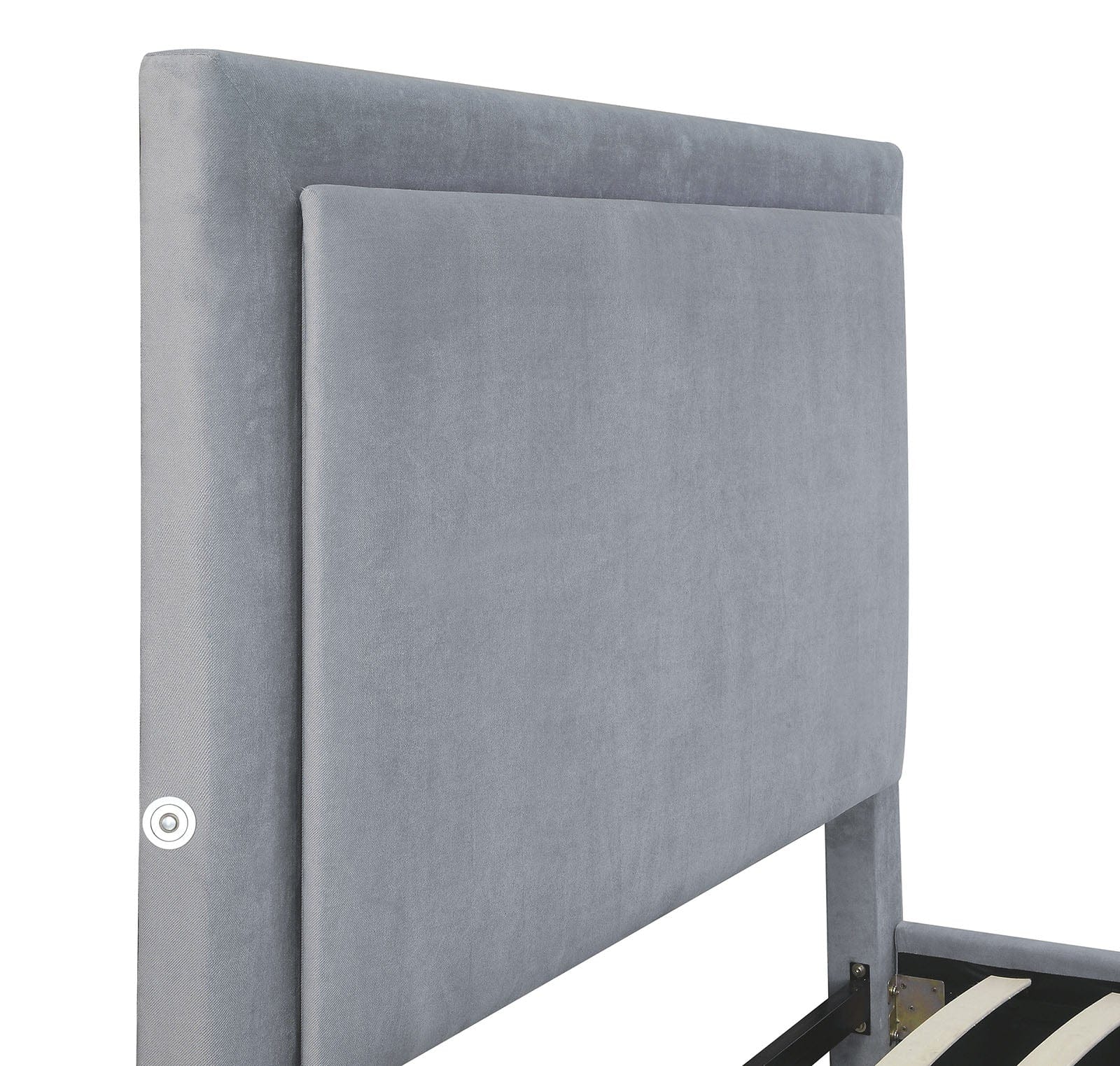 Furniture of America - Erglow I Queen Bed in Gray - CM7695GY-Q-BED-VN View 2