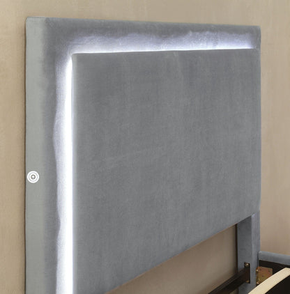 Furniture of America - Erglow I Queen Bed in Gray - CM7695GY-Q-BED-VN View 4