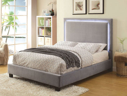 Furniture of America - Erglow I Queen Bed in Gray - CM7695GY-Q-BED-VN View 5