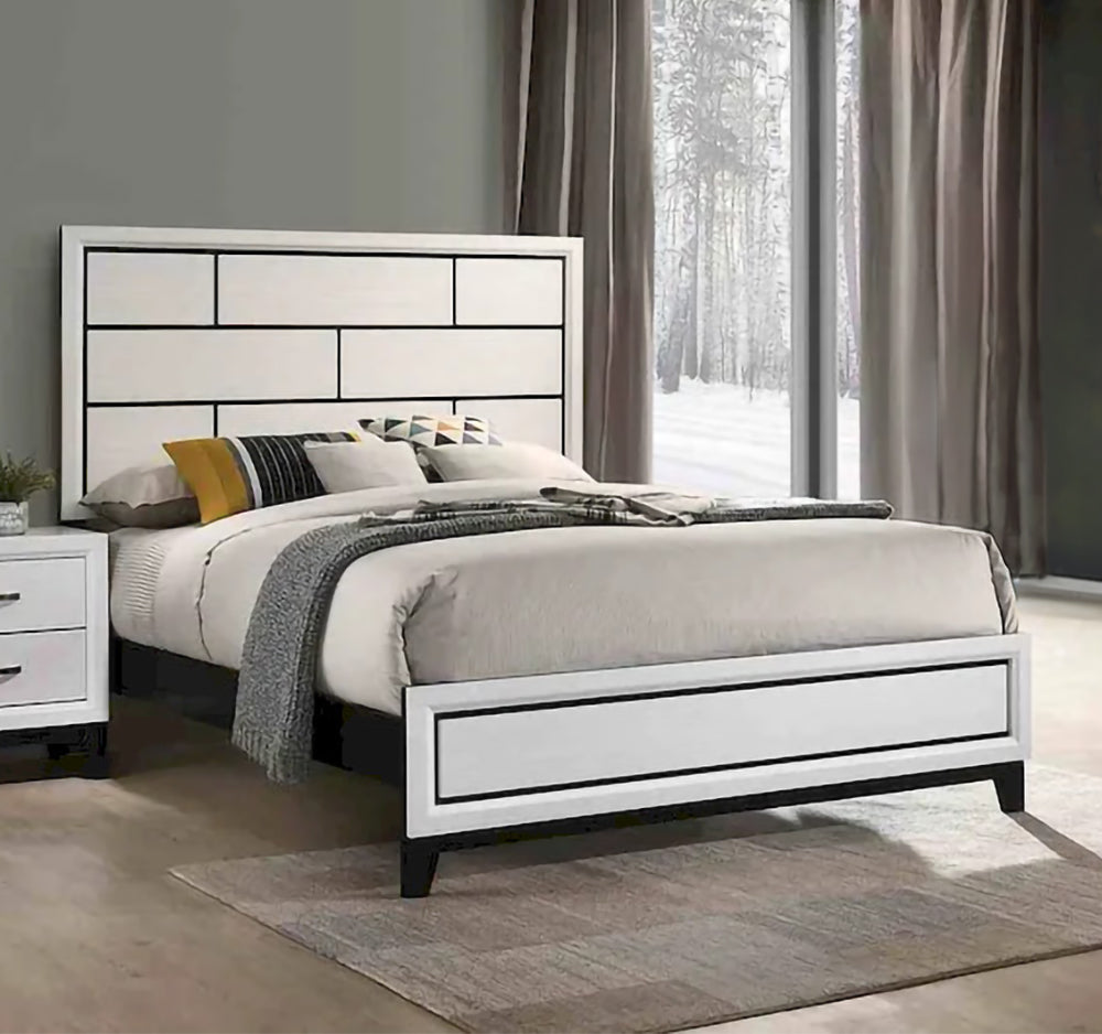 Furniture of America - Errico - E.King Bed, White - FM7215WH-EK-BED view 1
