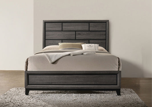 Furniture of America - Errico Queen Bed in Gray - FM7215GY-Q-BED View 1