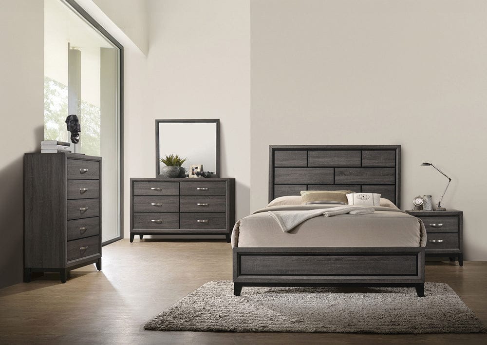 Furniture of America - Errico Twin Bed in Gray - FM7215GY-T-BED View 2