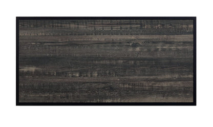 Furniture of America - Esdargo Bar Ht. Table w/ LED Light in Black/Distressed Dark Oak - CM3789BK-BT View 4