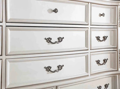 Furniture of America - Esparanza - 3 Pc. Queen Bedroom Set - Pearl White - CM7478WH-Q-4PC view 5